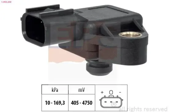 Luftdrucksensor, Höhenanpassung EPS 1.993.209 Bild Luftdrucksensor, Höhenanpassung EPS 1.993.209