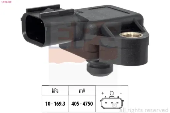 Luftdrucksensor, Höhenanpassung EPS 1.993.209 Bild Luftdrucksensor, Höhenanpassung EPS 1.993.209