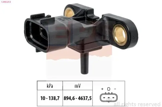 Luftdrucksensor, Höhenanpassung EPS 1.993.213 Bild Luftdrucksensor, Höhenanpassung EPS 1.993.213