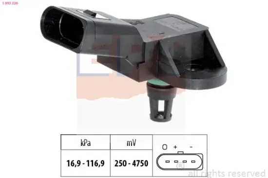 Luftdrucksensor, Höhenanpassung EPS 1.993.226 Bild Luftdrucksensor, Höhenanpassung EPS 1.993.226