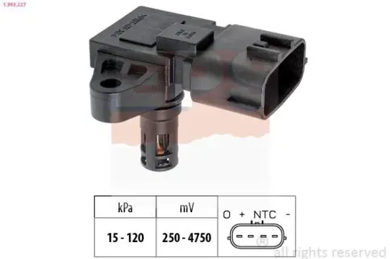 Luftdrucksensor, Höhenanpassung EPS 1.993.227 Bild Luftdrucksensor, Höhenanpassung EPS 1.993.227