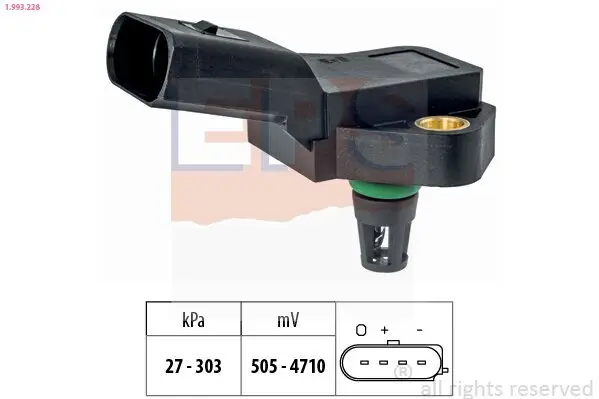 Luftdrucksensor, Höhenanpassung EPS 1.993.228