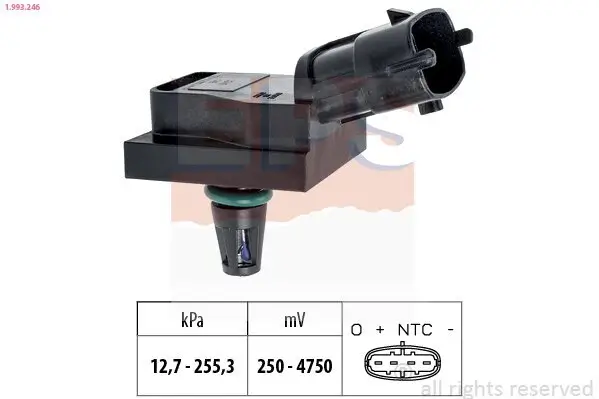 Luftdrucksensor, Höhenanpassung EPS 1.993.246