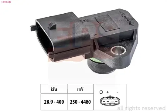 Luftdrucksensor, Höhenanpassung EPS 1.993.249 Bild Luftdrucksensor, Höhenanpassung EPS 1.993.249