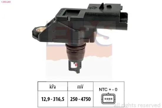 Luftdrucksensor, Höhenanpassung EPS 1.993.261 Bild Luftdrucksensor, Höhenanpassung EPS 1.993.261