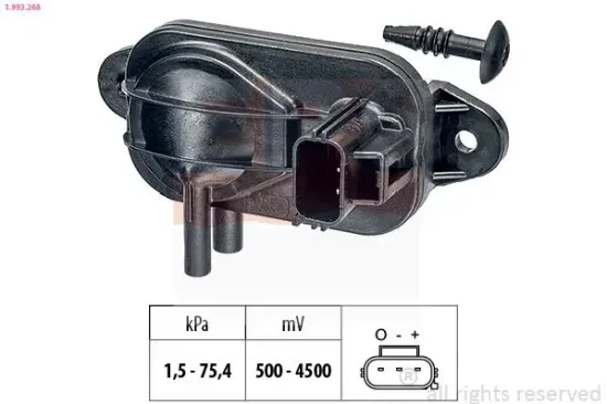 Luftdrucksensor, Höhenanpassung EPS 1.993.268 Bild Luftdrucksensor, Höhenanpassung EPS 1.993.268