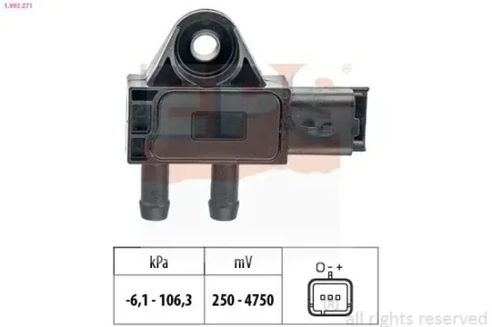 Sensor, Abgasdruck EPS 1.993.271 Bild Sensor, Abgasdruck EPS 1.993.271