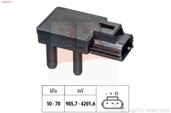 Sensor, Abgasdruck EPS 1.993.277 Bild Sensor, Abgasdruck EPS 1.993.277