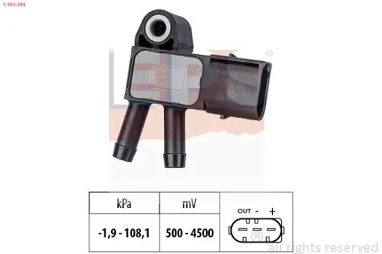 Luftdrucksensor, Höhenanpassung EPS 1.993.294 Bild Luftdrucksensor, Höhenanpassung EPS 1.993.294