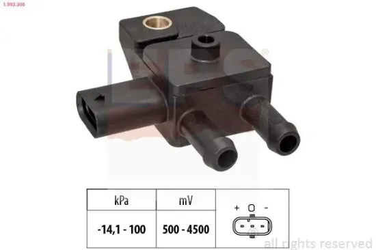 Luftdrucksensor, Höhenanpassung EPS 1.993.306 Bild Luftdrucksensor, Höhenanpassung EPS 1.993.306