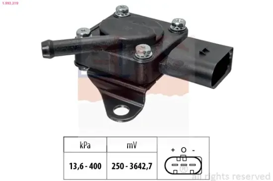 Sensor, Abgasdruck EPS 1.993.319 Bild Sensor, Abgasdruck EPS 1.993.319