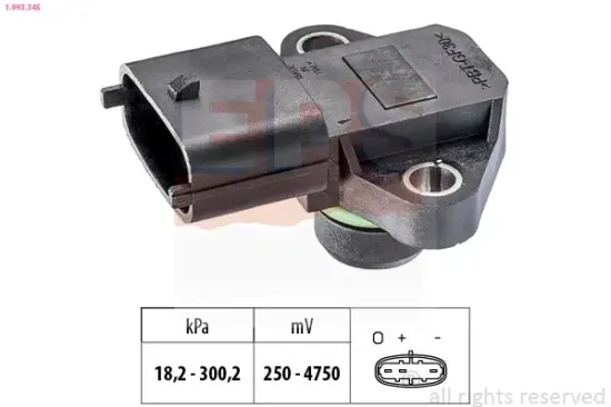 Luftdrucksensor, Höhenanpassung EPS 1.993.345 Bild Luftdrucksensor, Höhenanpassung EPS 1.993.345