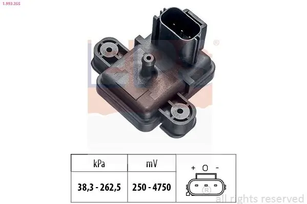 Luftdrucksensor, Höhenanpassung EPS 1.993.355