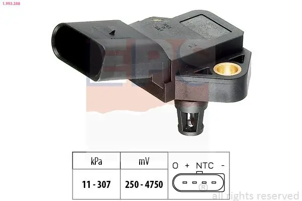 Luftdrucksensor, Höhenanpassung EPS 1.993.388