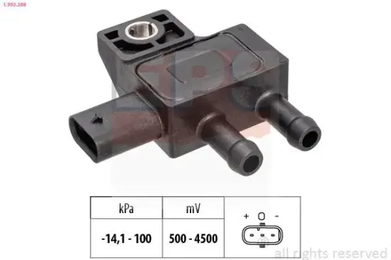 Luftdrucksensor, Höhenanpassung EPS 1.993.389 Bild Luftdrucksensor, Höhenanpassung EPS 1.993.389