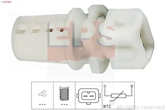 Sensor, Ansauglufttemperatur EPS 1.994.009 Bild Sensor, Ansauglufttemperatur EPS 1.994.009