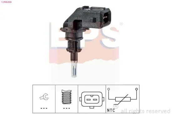 Sensor, Ansauglufttemperatur EPS 1.994.038 Bild Sensor, Ansauglufttemperatur EPS 1.994.038