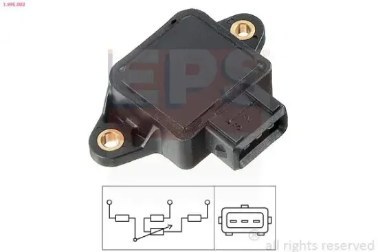 Sensor, Drosselklappenstellung EPS 1.995.002 Bild Sensor, Drosselklappenstellung EPS 1.995.002