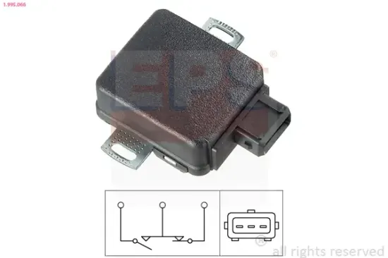 Sensor, Drosselklappenstellung EPS 1.995.066 Bild Sensor, Drosselklappenstellung EPS 1.995.066