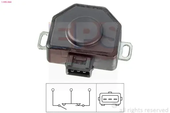 Sensor, Drosselklappenstellung EPS 1.995.084 Bild Sensor, Drosselklappenstellung EPS 1.995.084
