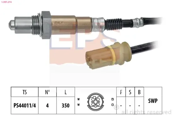 Lambdasonde EPS 1.997.274 Bild Lambdasonde EPS 1.997.274