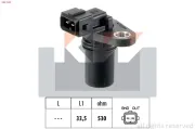 Sensor, Motordrehzahl KW 453 189