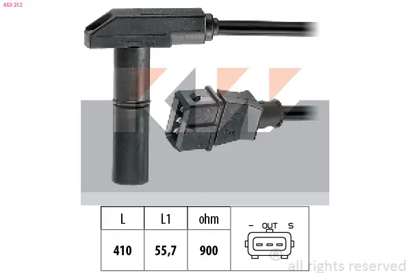Impulsgeber, Kurbelwelle KW 453 212