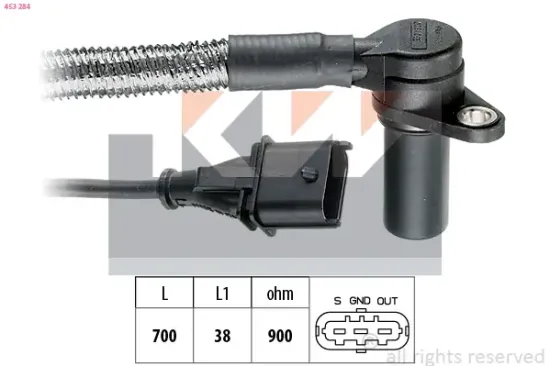 Impulsgeber, Kurbelwelle KW 453 284 Bild Impulsgeber, Kurbelwelle KW 453 284