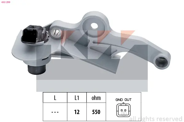 Impulsgeber, Kurbelwelle KW 453 299 Bild Impulsgeber, Kurbelwelle KW 453 299