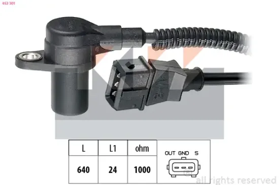 Impulsgeber, Kurbelwelle KW 453 301 Bild Impulsgeber, Kurbelwelle KW 453 301