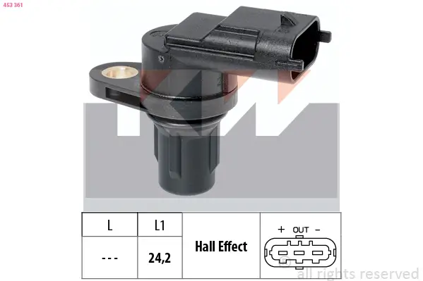 Sensor, Drehzahl KW 453 361