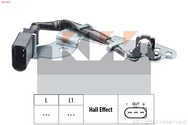 Sensor, Drehzahl KW 453 367