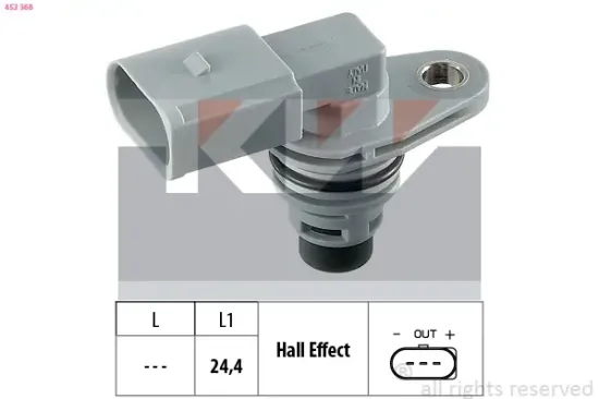 Sensor, Motordrehzahl KW 453 368 Bild Sensor, Motordrehzahl KW 453 368