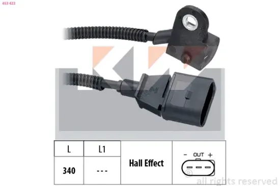 Sensor, Nockenwellenposition KW 453 423 Bild Sensor, Nockenwellenposition KW 453 423