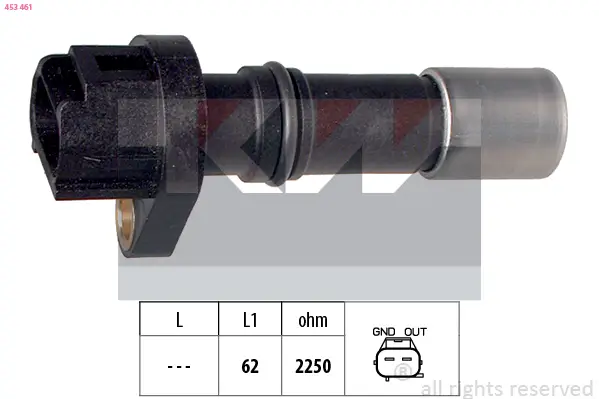 Impulsgeber, Kurbelwelle KW 453 461
