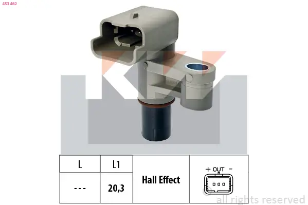 Sensor, Drehzahl KW 453 462