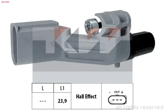 Impulsgeber, Kurbelwelle KW 453 464 Bild Impulsgeber, Kurbelwelle KW 453 464