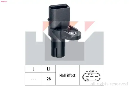 Impulsgeber, Kurbelwelle KW 453 473 Bild Impulsgeber, Kurbelwelle KW 453 473