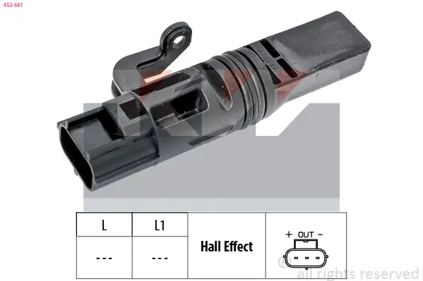 Sensor, Motordrehzahl KW 453 481
