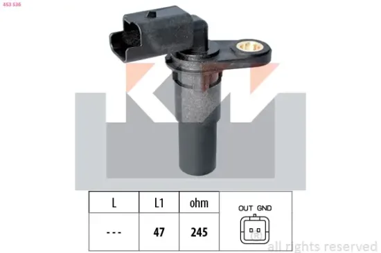 Impulsgeber, Kurbelwelle KW 453 536 Bild Impulsgeber, Kurbelwelle KW 453 536