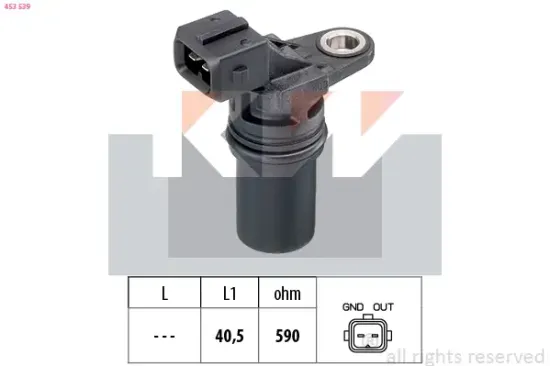 Sensor, Motordrehzahl KW 453 539 Bild Sensor, Motordrehzahl KW 453 539