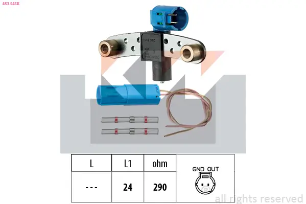 Impulsgeber, Kurbelwelle KW 453 545K