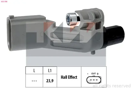 Impulsgeber, Kurbelwelle KW 453 598 Bild Impulsgeber, Kurbelwelle KW 453 598