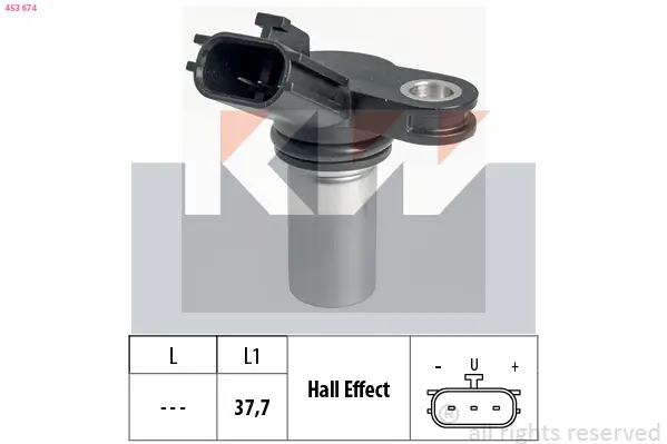 Sensor, Nockenwellenposition KW 453 674