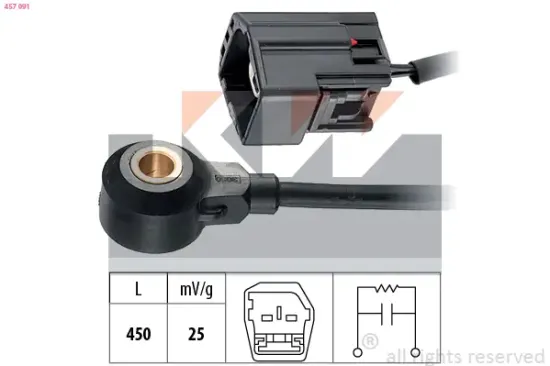 Klopfsensor KW 457 091 Bild Klopfsensor KW 457 091