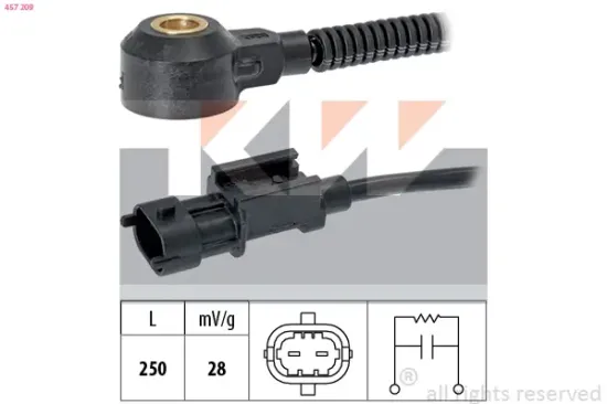 Klopfsensor KW 457 209 Bild Klopfsensor KW 457 209