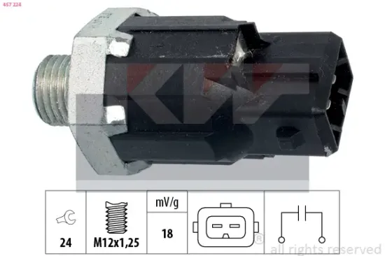 Klopfsensor KW 457 224 Bild Klopfsensor KW 457 224