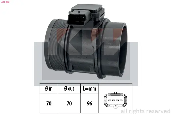 Luftmassenmesser KW 491 302
