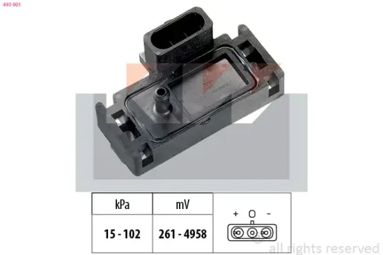 Luftdrucksensor, Höhenanpassung KW 493 001 Bild Luftdrucksensor, Höhenanpassung KW 493 001