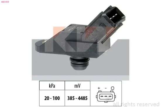 Luftdrucksensor, Höhenanpassung KW 493 010 Bild Luftdrucksensor, Höhenanpassung KW 493 010